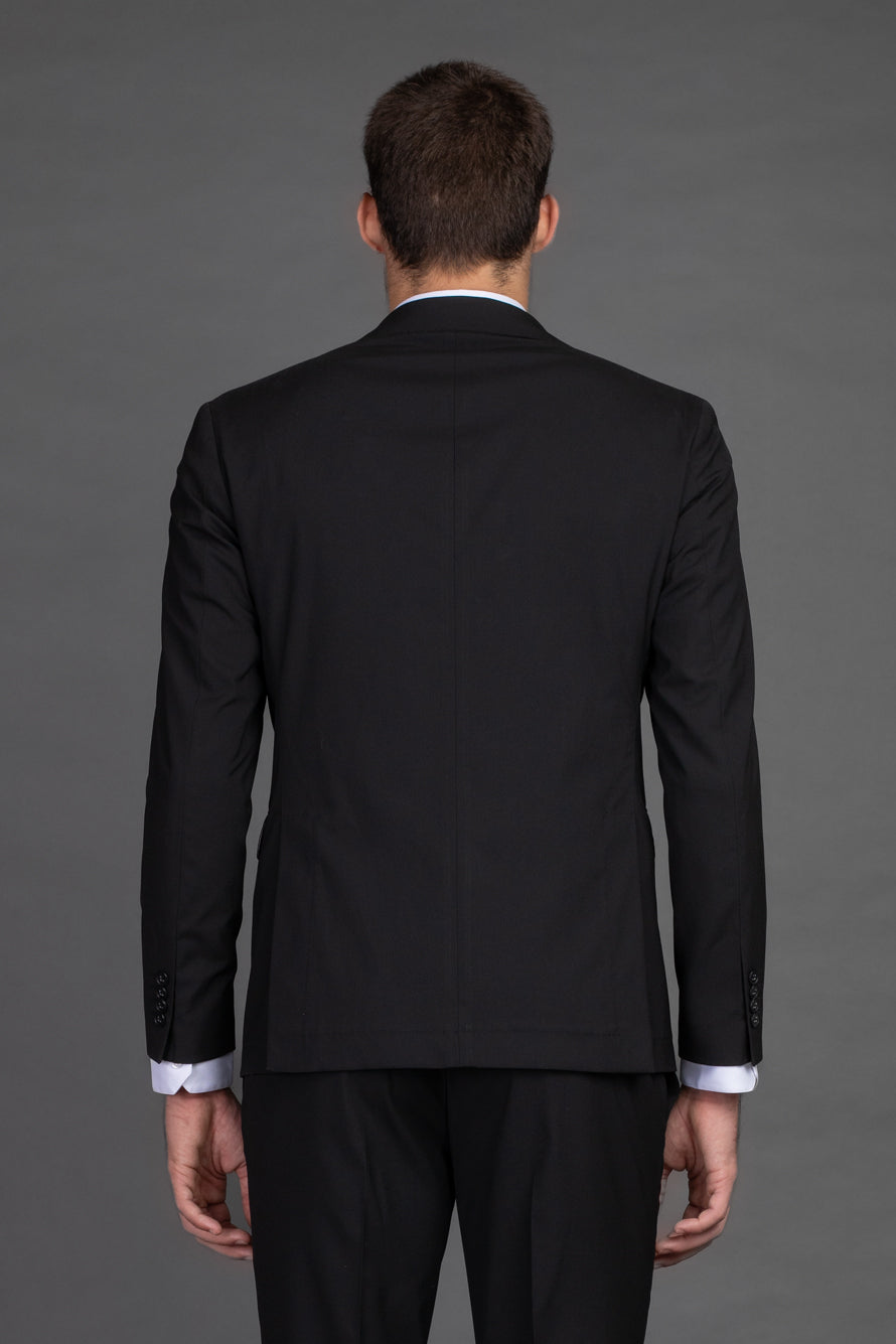 Terno Com Forro Slim Fantasia - Preto